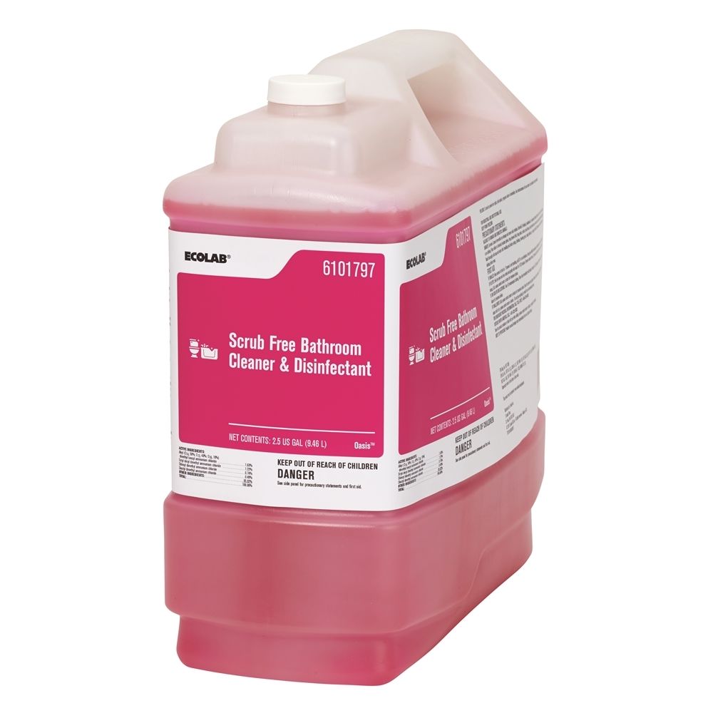 GuestSupply US | Ecolab® Scrub Free Bathroom Cleaner and Disinfectant ...